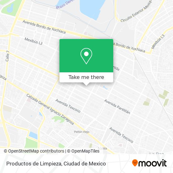 Productos de Limpieza map