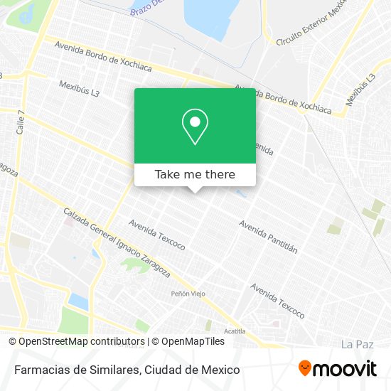 Farmacias de Similares map