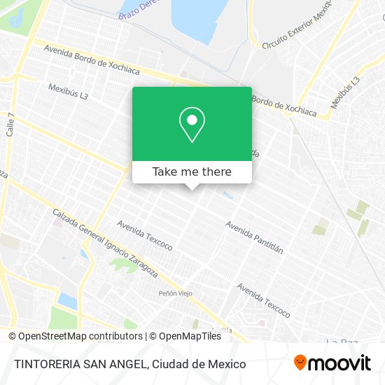 TINTORERIA SAN ANGEL map