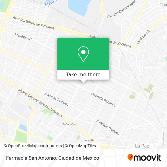 Mapa de Farmacia San Antonio