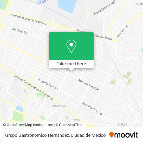 Mapa de Grupo Gastronómico Hernandez