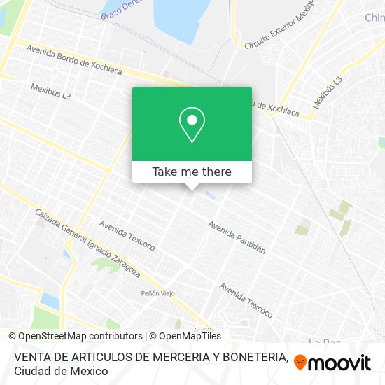 VENTA DE ARTICULOS DE MERCERIA Y BONETERIA map