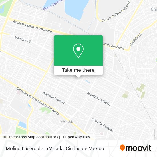 Molino Lucero de la Villada map