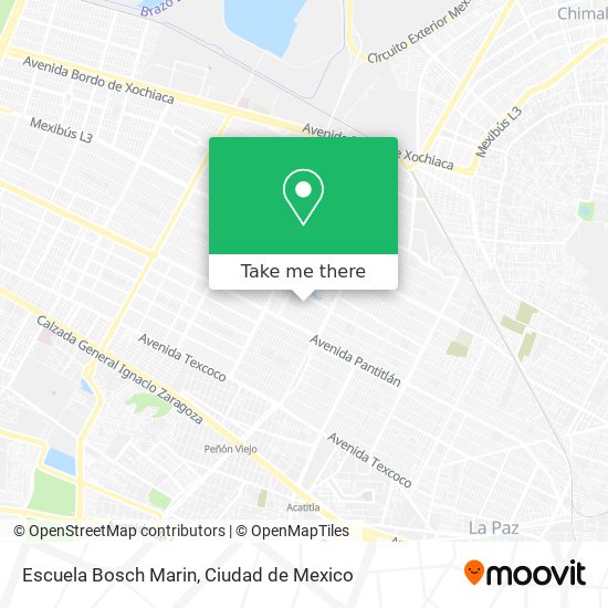 Mapa de Escuela Bosch Marin
