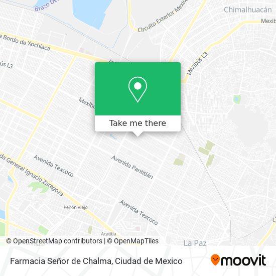 Farmacia Señor de Chalma map