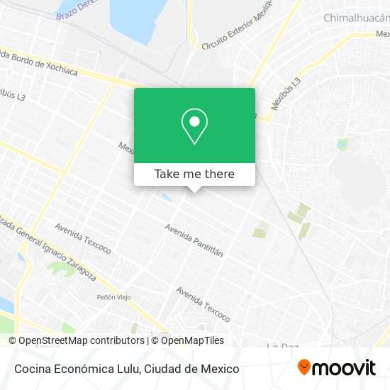 Cocina Económica Lulu map