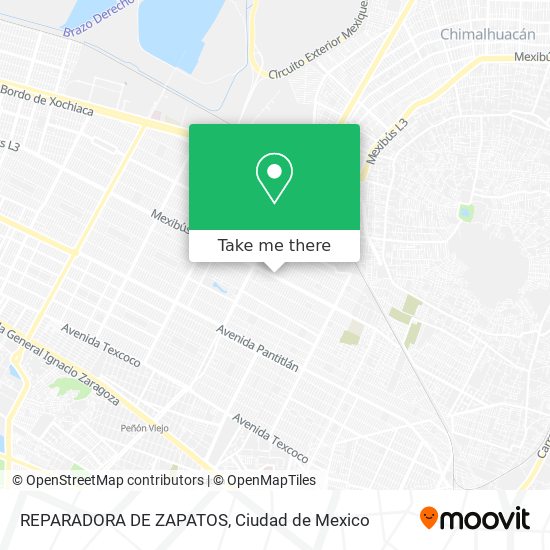 REPARADORA DE ZAPATOS map