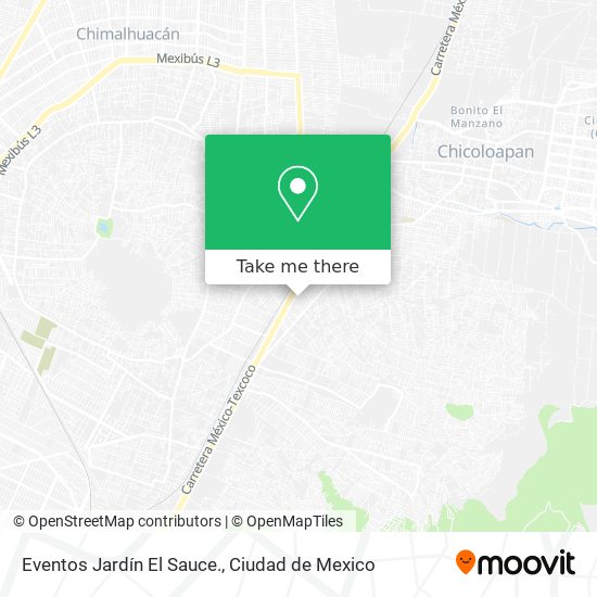 Mapa de Eventos Jardín El Sauce.