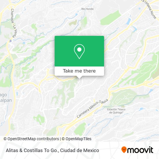 Alitas & Costillas To Go. map
