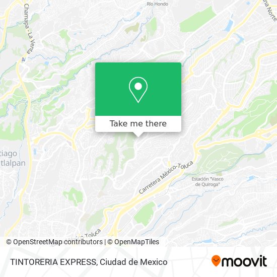 Mapa de TINTORERIA EXPRESS