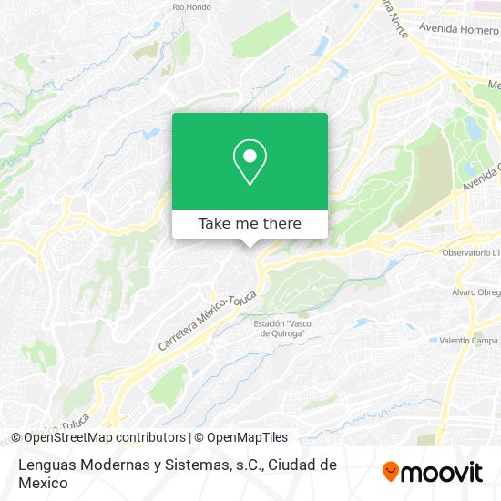 Mapa de Lenguas Modernas y Sistemas, s.C.