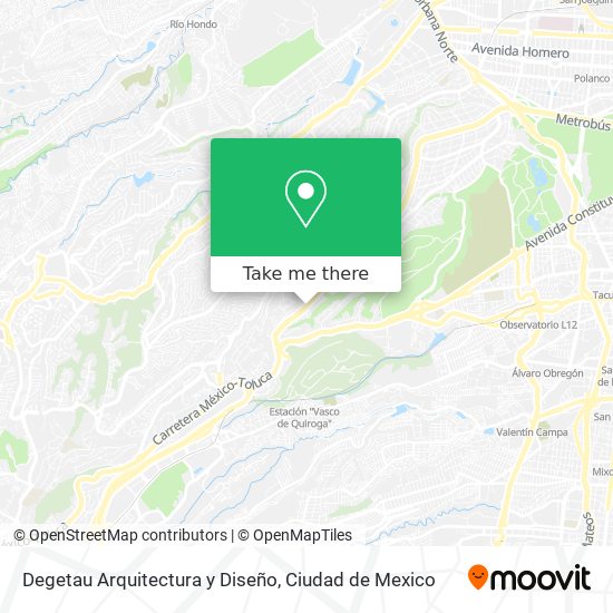 Mapa de Degetau Arquitectura y Diseño