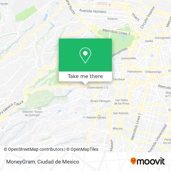 MoneyGram map