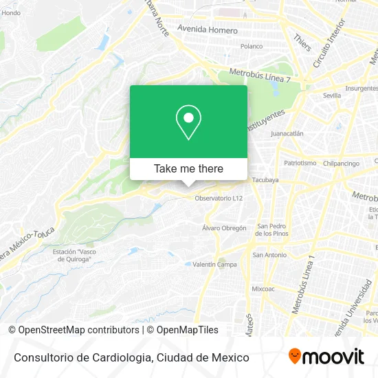 Consultorio de Cardiologia map