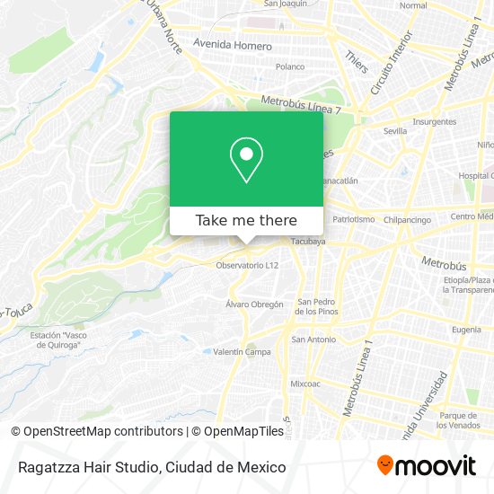 Mapa de Ragatzza Hair Studio