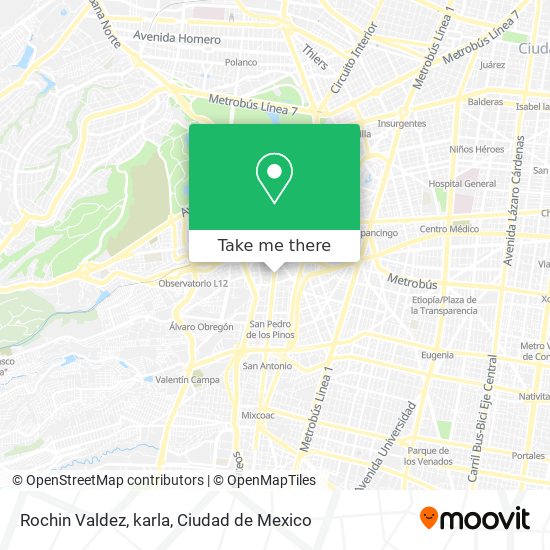 Mapa de Rochin Valdez, karla