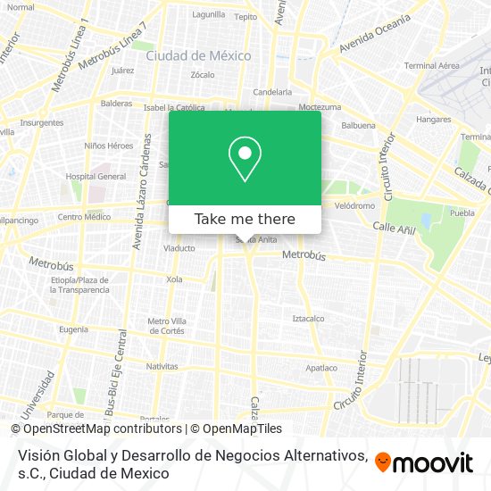 Visión Global y Desarrollo de Negocios Alternativos, s.C. map