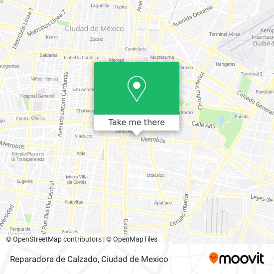 Reparadora de Calzado map