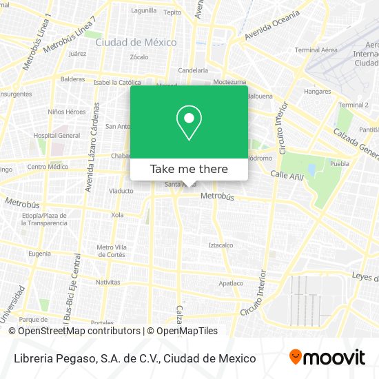 Libreria Pegaso, S.A. de C.V. map