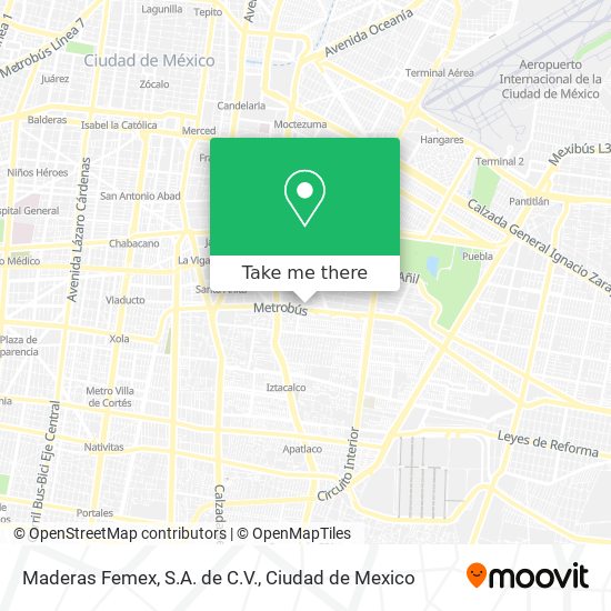 Maderas Femex, S.A. de C.V. map