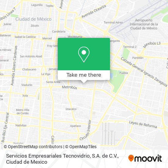 Servicios Empresariales Tecnovidrio, S.A. de C.V. map