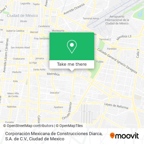 Corporación Mexicana de Construcciones Diarca, S.A. de C.V. map