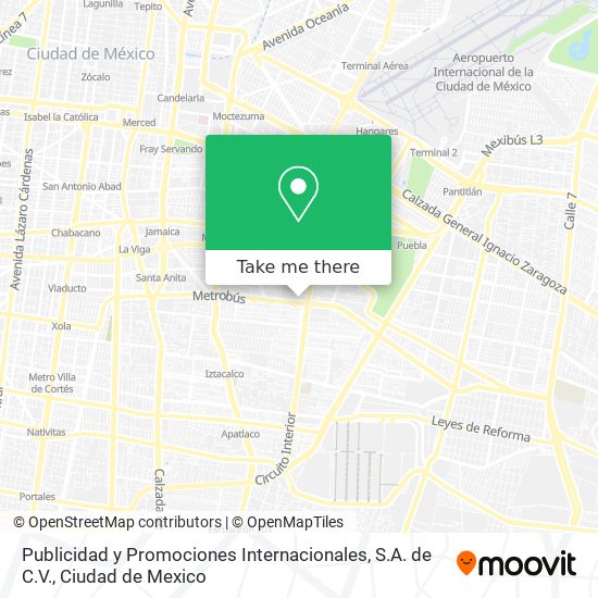 Publicidad y Promociones Internacionales, S.A. de C.V. map