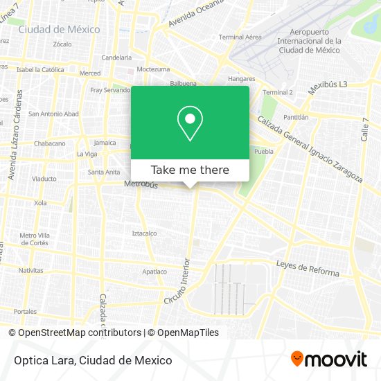 Mapa de Optica Lara