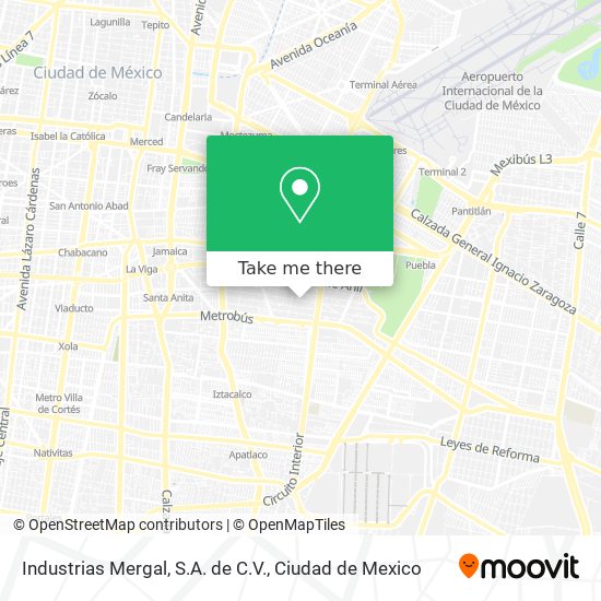 Industrias Mergal, S.A. de C.V. map