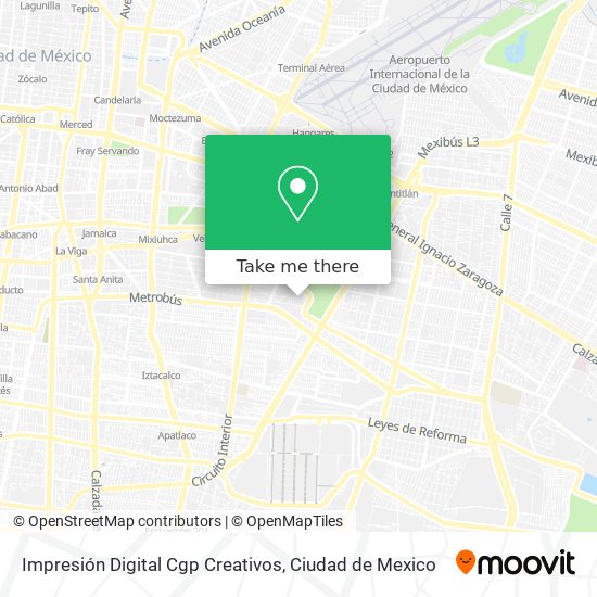 Impresión Digital Cgp Creativos map