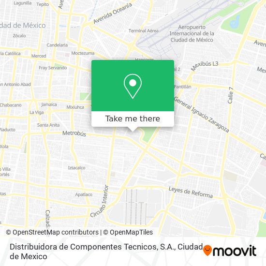 Distribuidora de Componentes Tecnicos, S.A. map