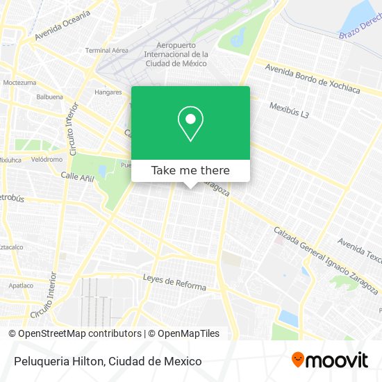 Peluqueria Hilton map