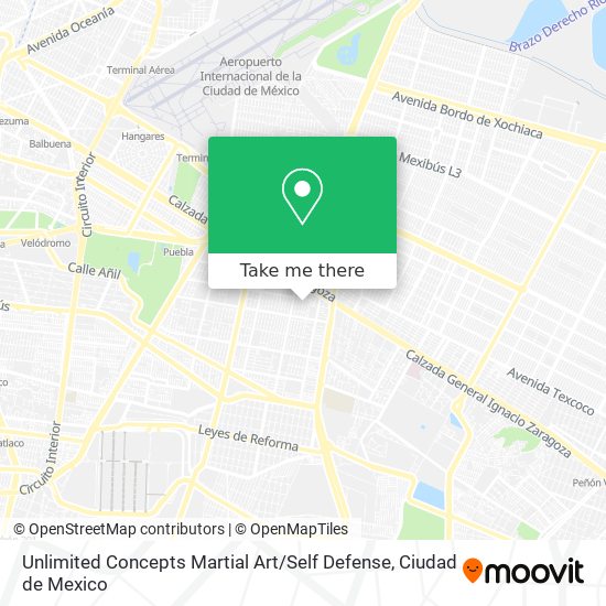 Mapa de Unlimited Concepts Martial Art / Self Defense