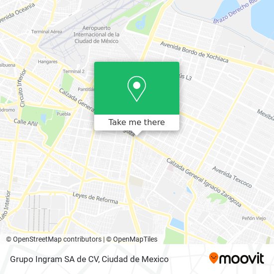 Grupo Ingram SA de CV map