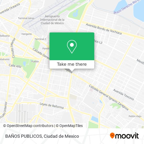 BAÑOS PUBLICOS map