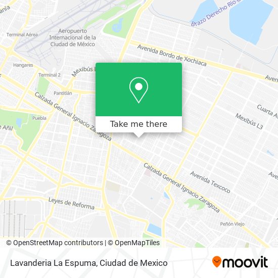 Mapa de Lavanderia La Espuma