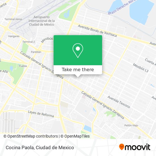 Mapa de Cocina Paola