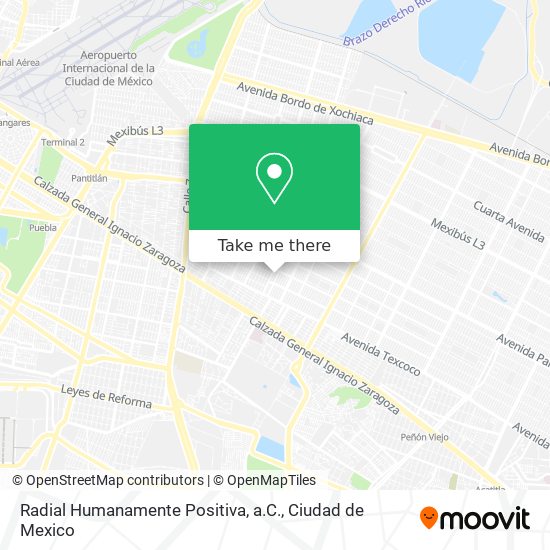 Mapa de Radial Humanamente Positiva, a.C.