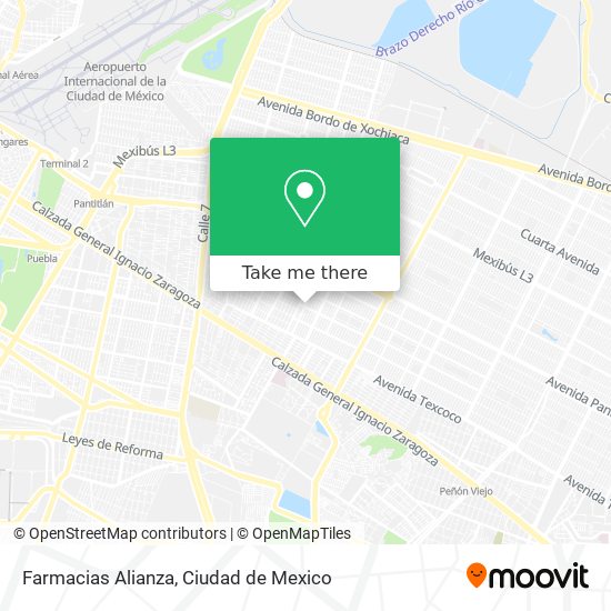 Farmacias Alianza map