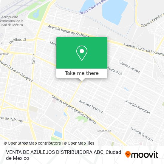 VENTA DE AZULEJOS DISTRIBUIDORA ABC map