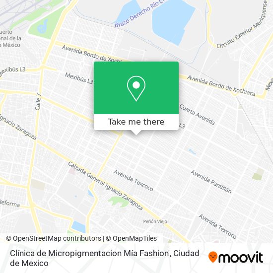 Mapa de Clínica de Micropigmentacion Mía Fashion'