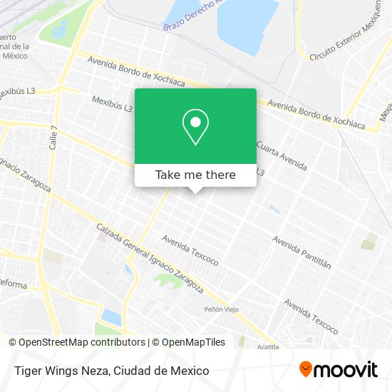 Mapa de Tiger Wings Neza