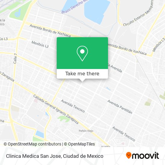 Mapa de Clinica Medica San Jose