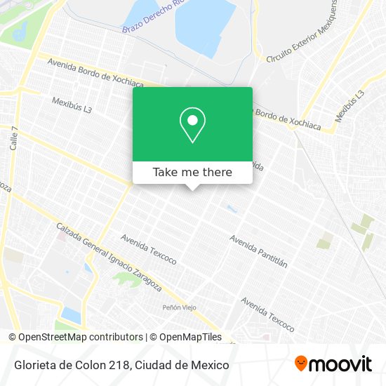 Glorieta de Colon 218 map