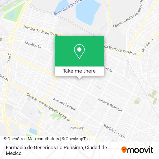 Farmacia de Genericos La Purísima map