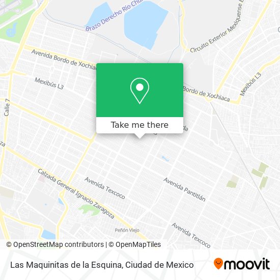 Las Maquinitas de la Esquina map