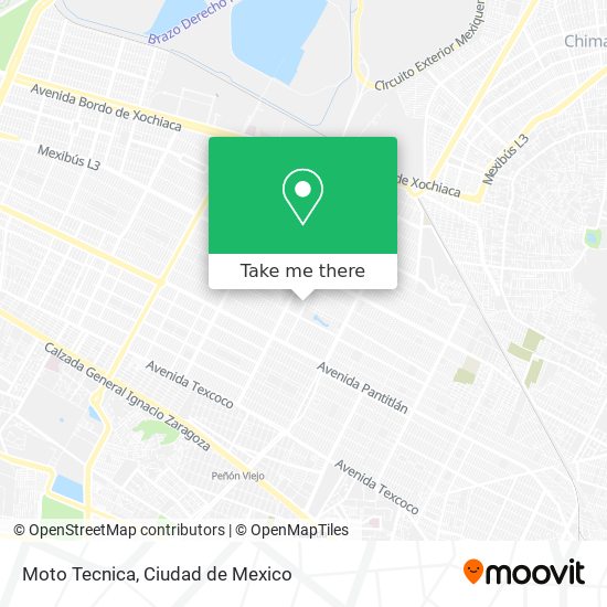 Moto Tecnica map