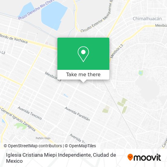 Mapa de Iglesia Cristiana Miepi Independiente