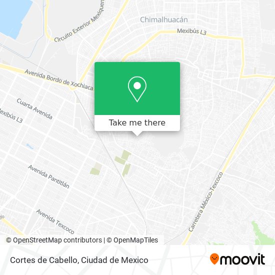Mapa de Cortes de Cabello