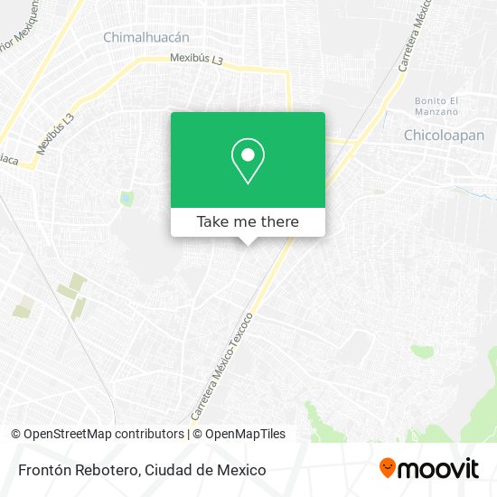 Mapa de Frontón Rebotero